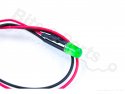 LED 5mm Groen Mat voorbedraad voor 5V-9V